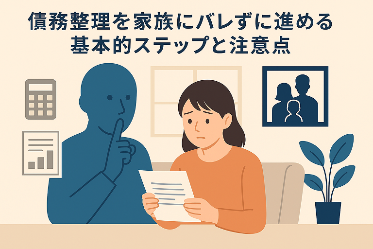 債務整理が家族にバレない注意点