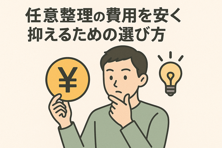 任意整理の費用を安くする選び方